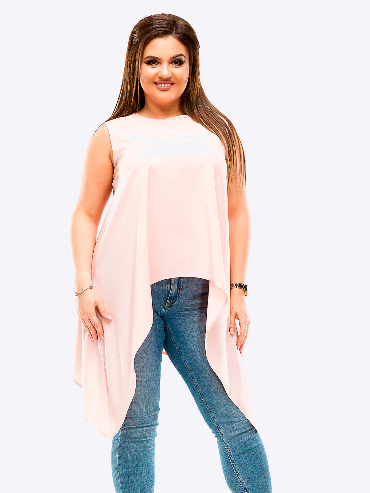 

Блузка ELFBERG 5074  Пудра, Блузка ELFBERG 5074 52 Пудра