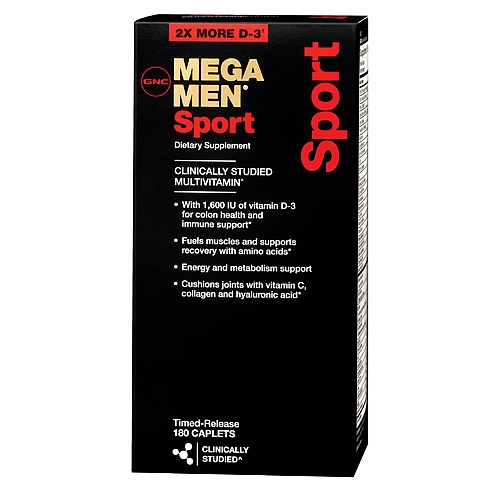 

Витамины GNS Mega Men Sport 180 таблеток (4384302545)