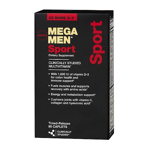 

Витамины GNS Mega Men Sport 90 таблеток (4384302544)