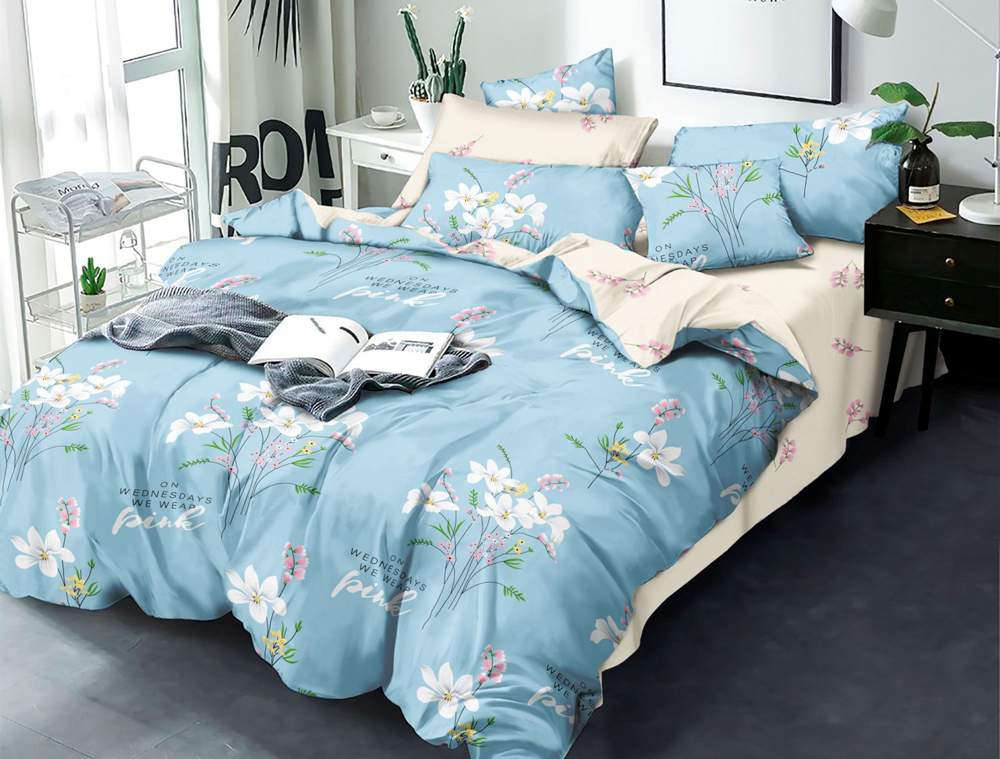 

Комплект постельного белья MirSon Бязь Premium 17-0478 Sunrise Семейный 160x220