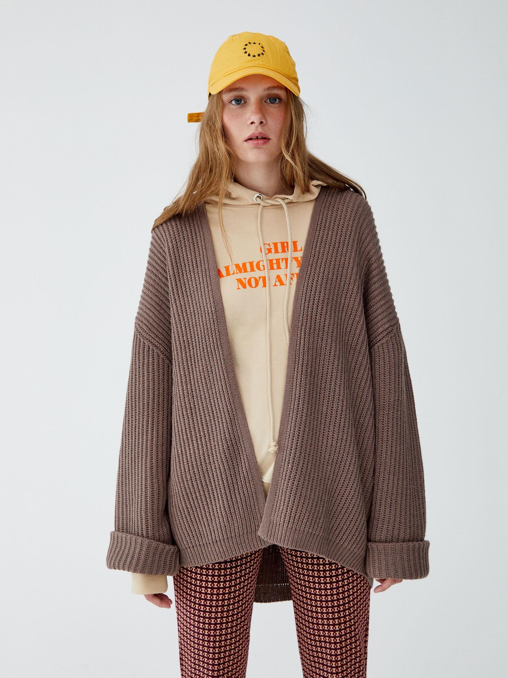 

Кардиган Pull & Bear XAZ224948KDSZ  Коричневый, Кардиган Pull & Bear XAZ224948KDSZ M Коричневый