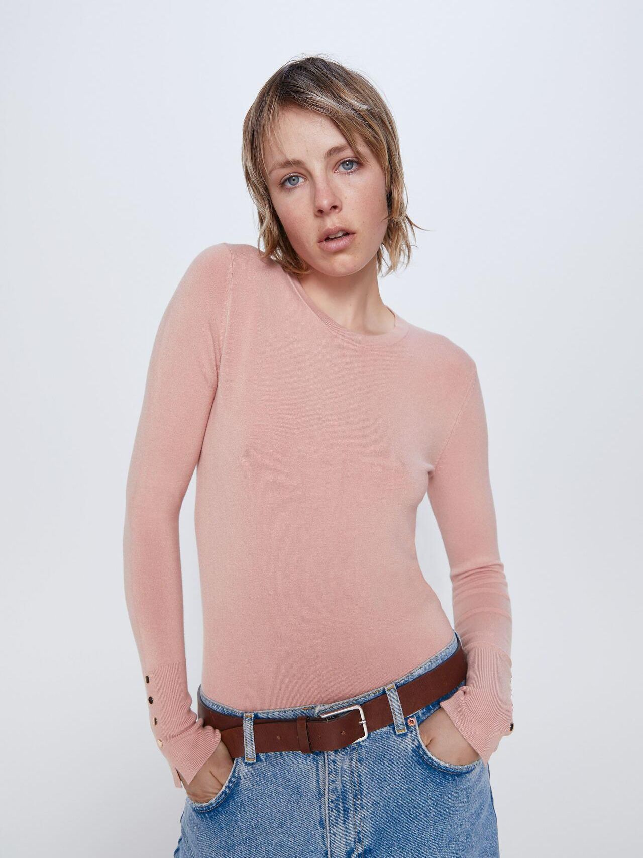 

Джемпер Zara XAZ264339MNTM  Бледно-розовый, Джемпер Zara XAZ264339MNTM L Бледно-розовый
