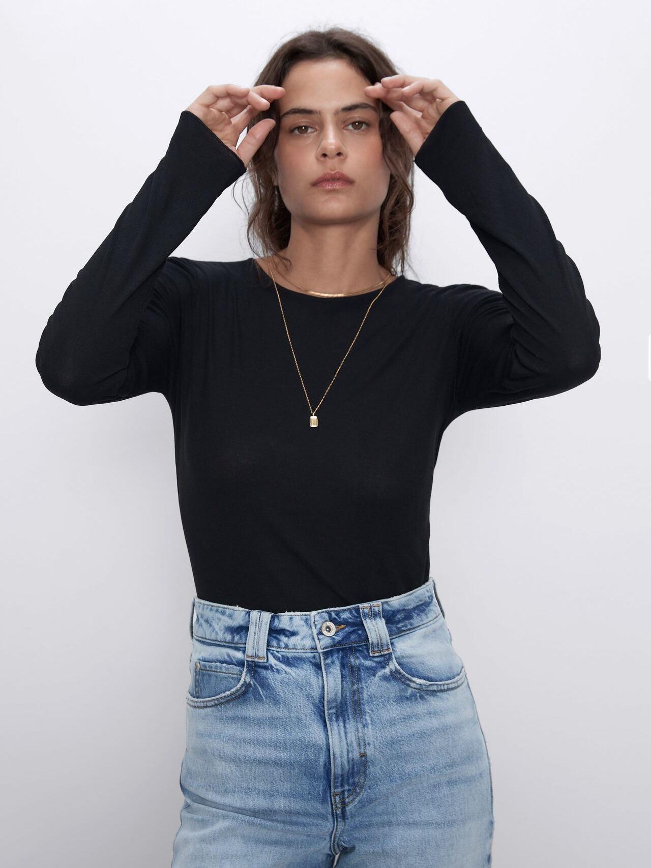 

Лонгслив Zara XAZ264355ISJB  Черный, Лонгслив Zara XAZ264355ISJB S Черный