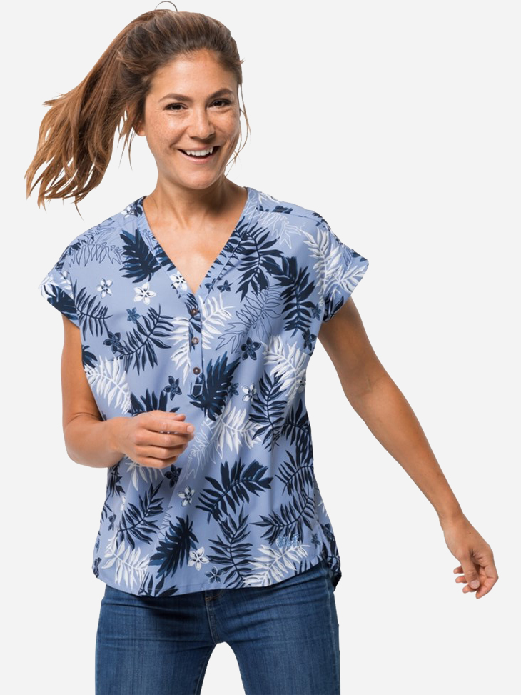 

Блузка Jack Wolfskin Victoria Leaf Shirt W 1402911-7756, Блузка Jack Wolfskin Victoria Leaf Shirt W 1402911-7756 M
