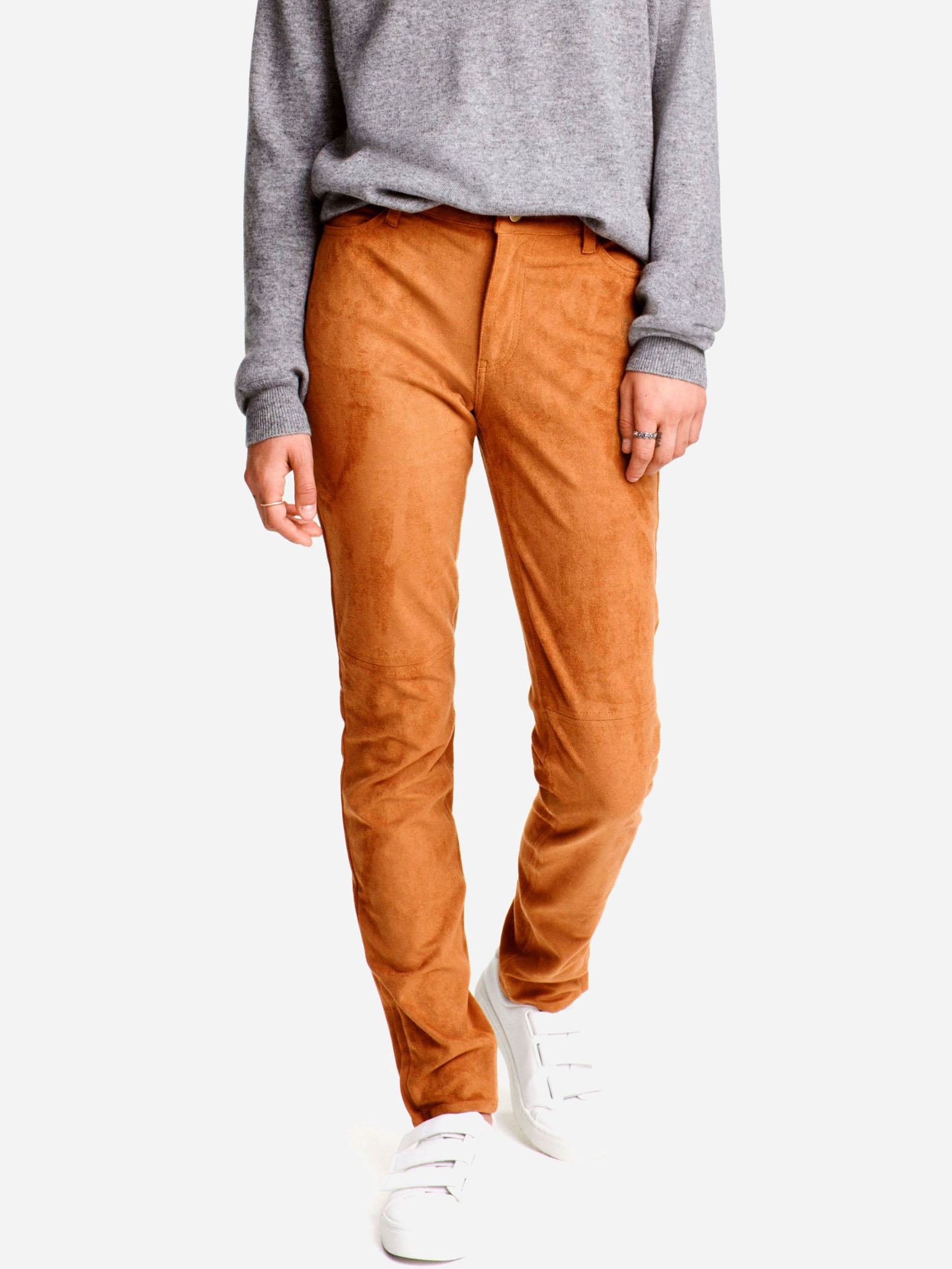 

Брюки H&M 04VKX68 38 Горчичные