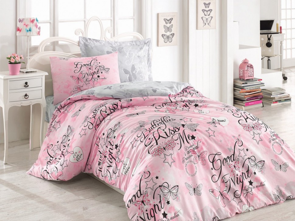 

Постельное белье Cotton Box Feeling Pembe полуторный детский