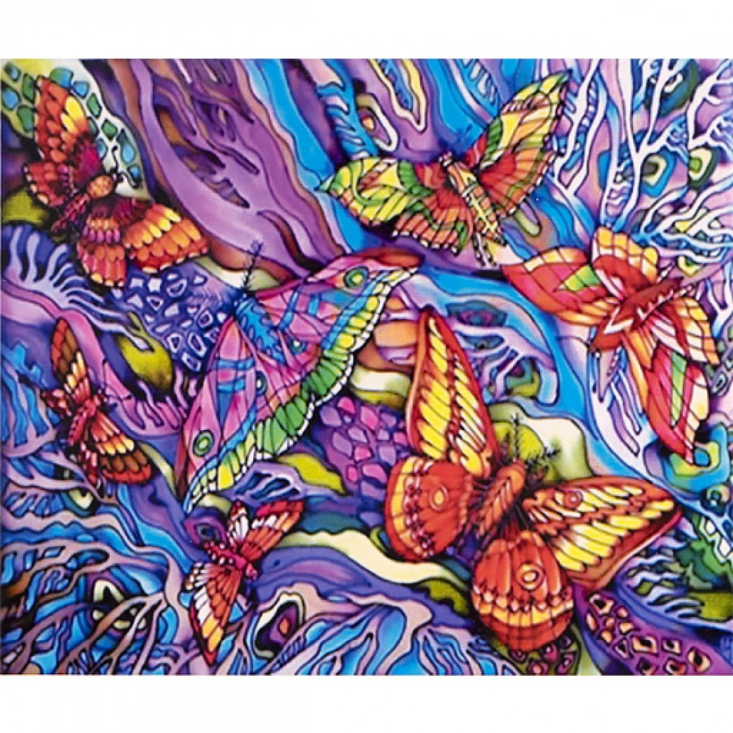 

Алмазная мозаика "Бабочки" 30*40 GM75034