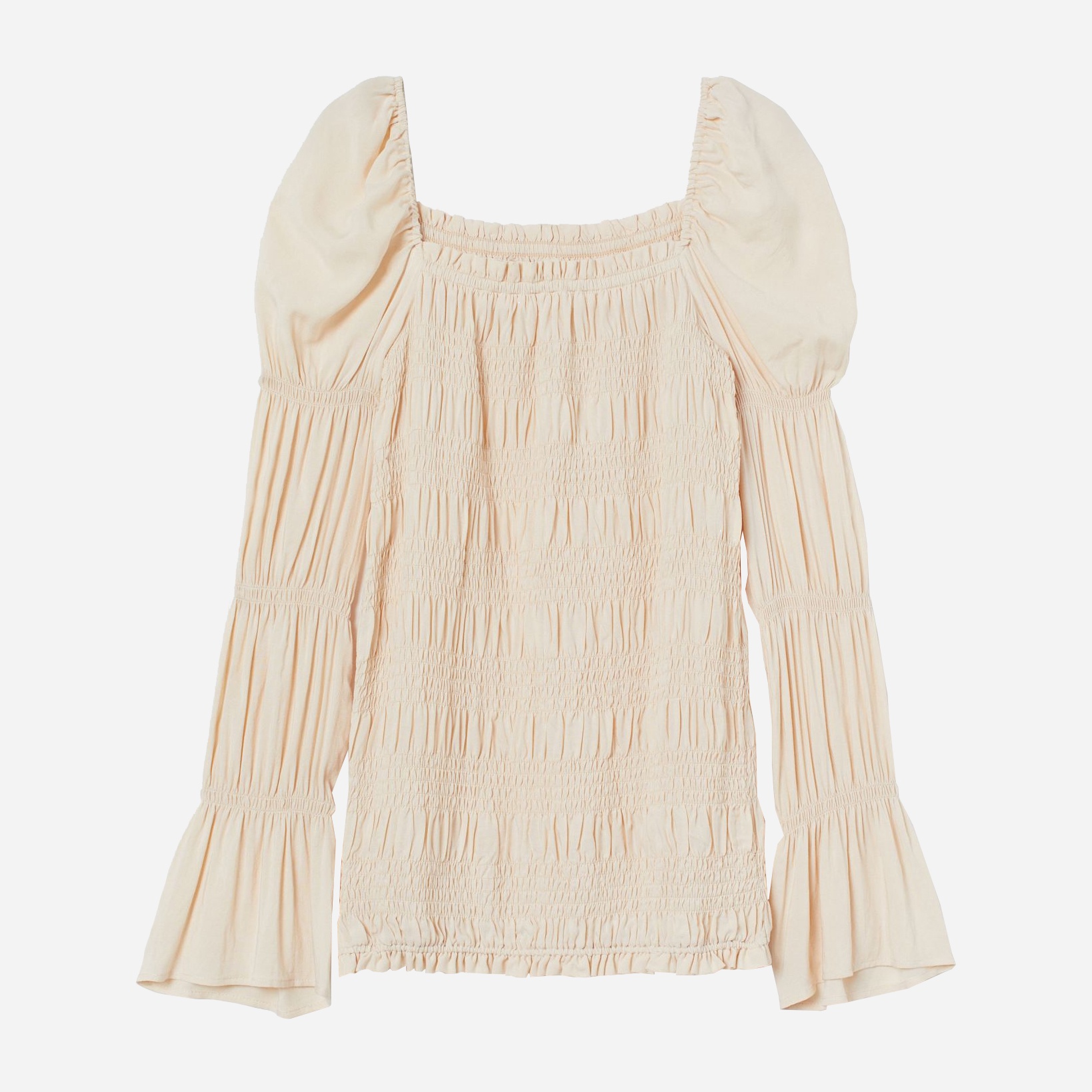 

Блузка H&M 8952542dm  Светло-бежевая, Блузка H&M 8952542dm XS Светло-бежевая