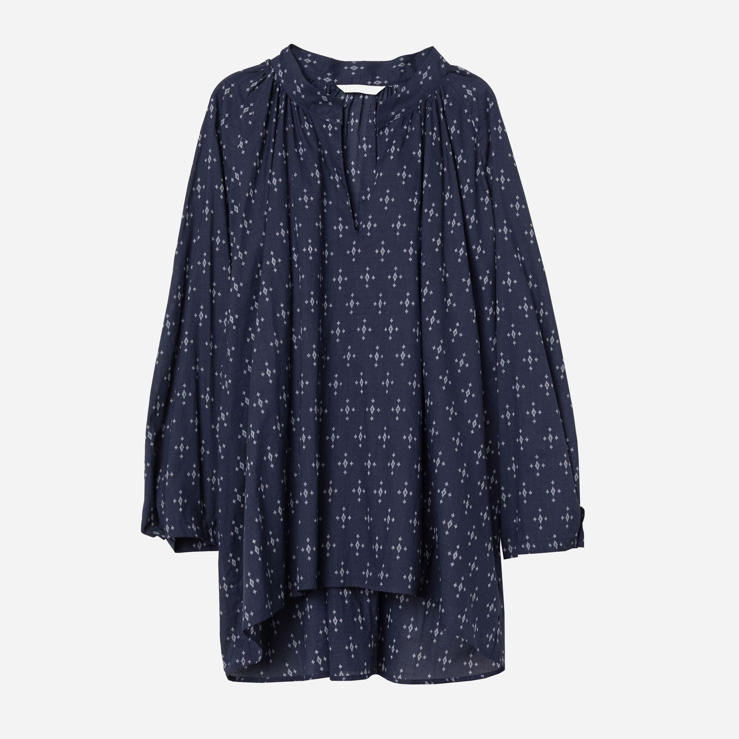 

Блузка H&M 0639670-8  Темно-синяя, Блузка H&M 0639670-8 40 Темно-синяя