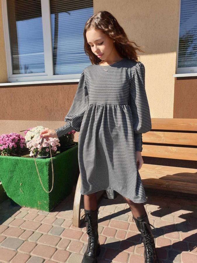 

Сукня Madlen пд6069 чорна, біла 164