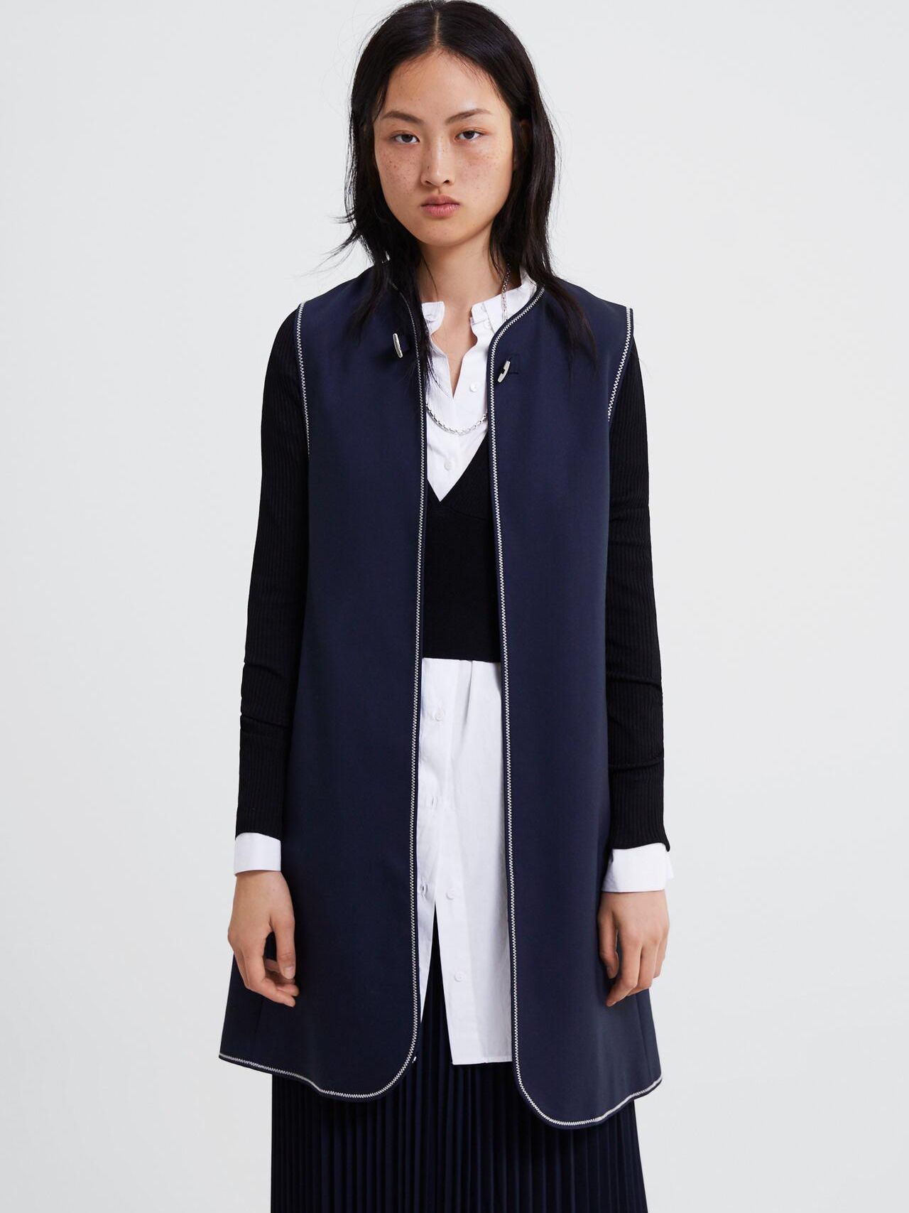 

Жилет Zara XAZ239387ASVD  Темно-синий, Жилет Zara XAZ239387ASVD XS Темно-синий