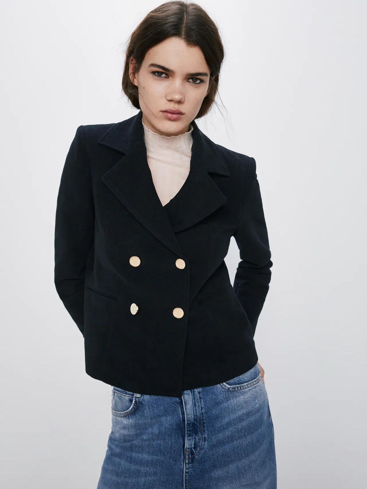 

Жакет Zara XAZ244879TUTW S Черный