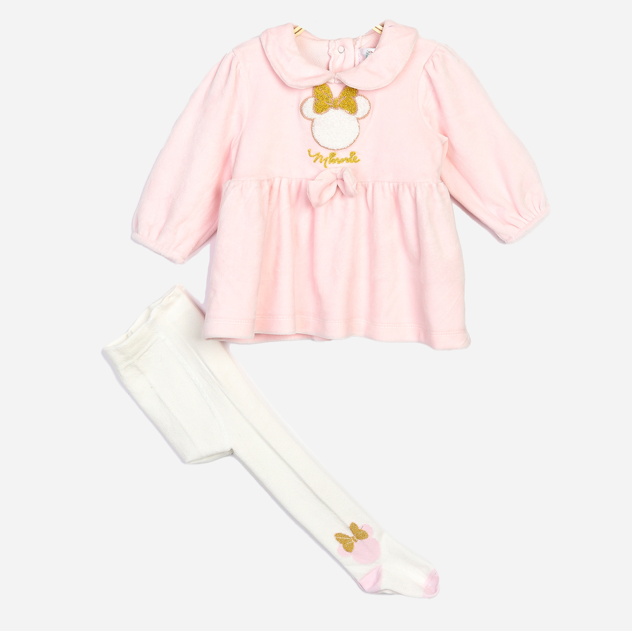 

Платье с длинными рукавами + колготы Disney Minnie Mouse MN16107 80-86 см Розовое