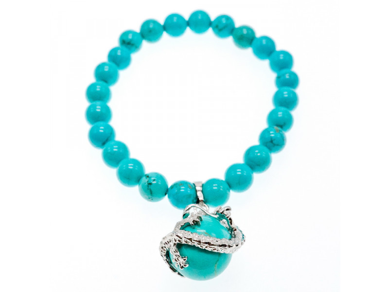 

Браслет с бирюзой Натуральный Sky Jewelry 003459