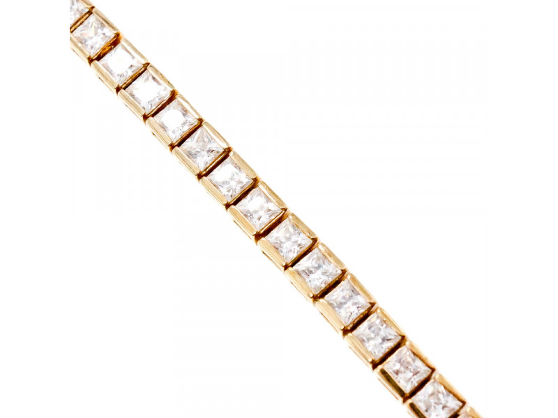 

Серебряный браслет в позолоте с фианитами Наслаждение Sky Jewelry 003419