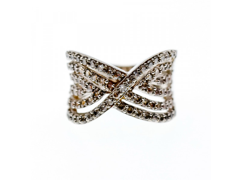 

Серебряное кольцо с фианитами Желание Sky Jewelry 003557