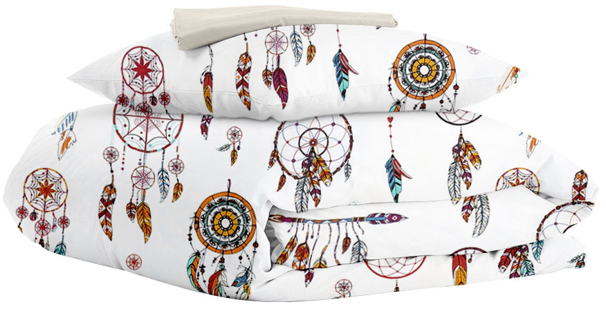 

Комплект постельного белья Cosas Dreamcatcher Red El Beige 155х215 см
