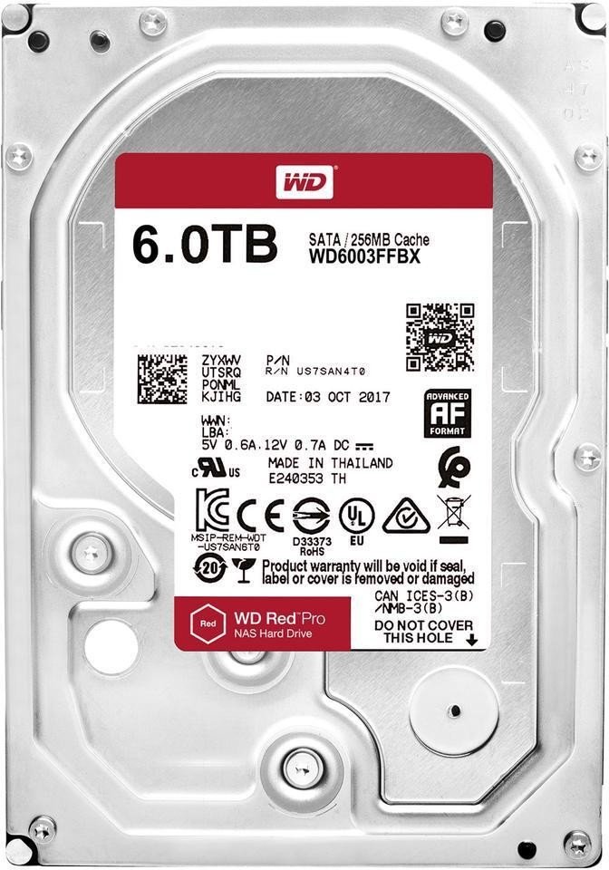 

Жесткий диск Western Digital Red Pro NAS 6TB (WD6003FFBX)