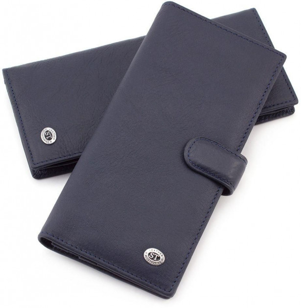 

Мужской кожаный кошелек ST Leather 98346 Синий