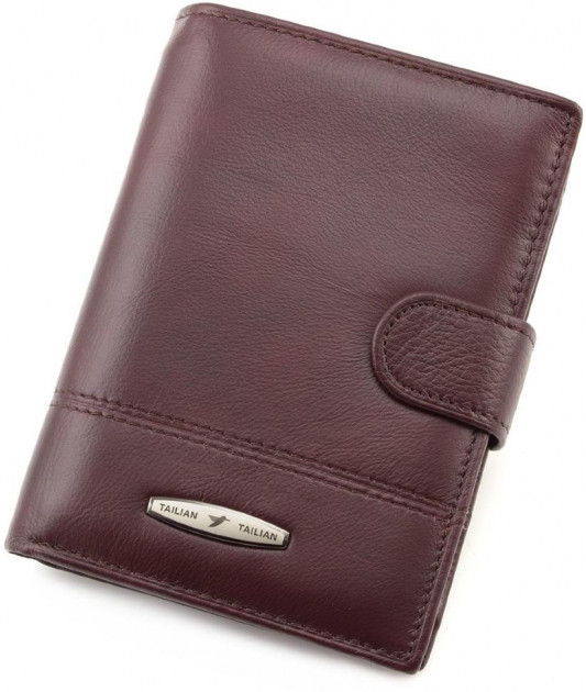 

Мужской кожаный кошелек Tailian (T227) 98614 Коричневый