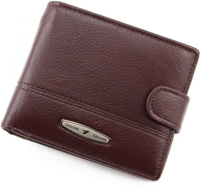 

Мужской кожаный кошелек Tailian (T150) 98596 Коричневый