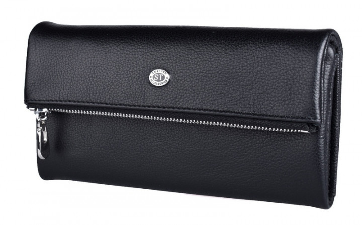 

Кожаный кошелек портмоне ST Leather 98431 Черный
