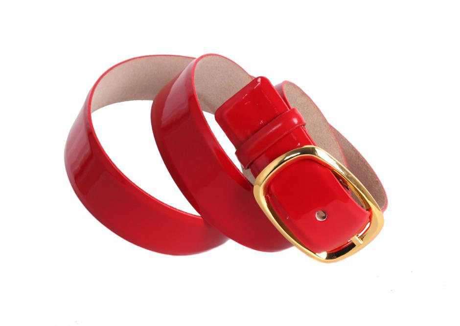 

Качественный женский ремень под джинсы D-Belts S0710 красный (120 см х 4 см)