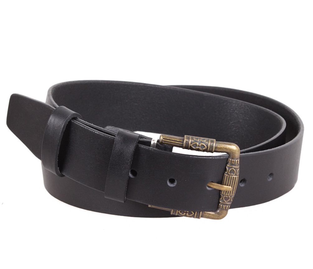 

Женский классический кожаный ремень D-Belts S1129 черный (130 см х 4 см)