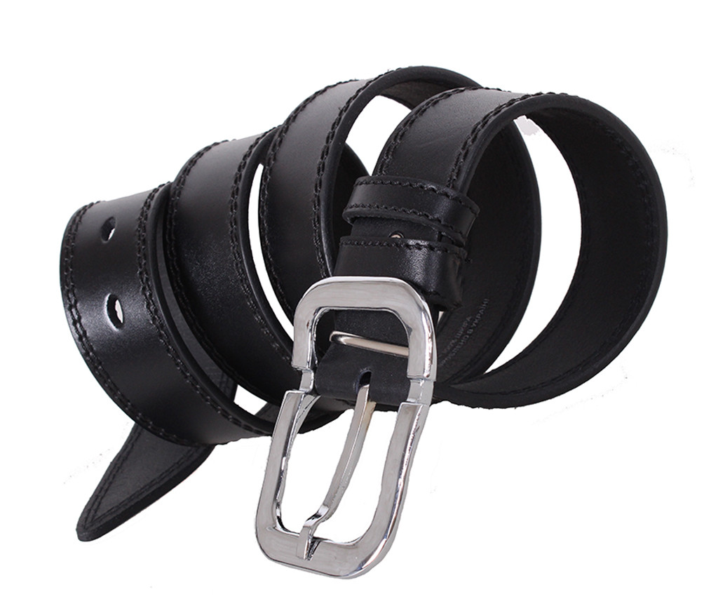

Мужской кожаный ремень D-Belts S1384 черный (115-125 см х 4 см)