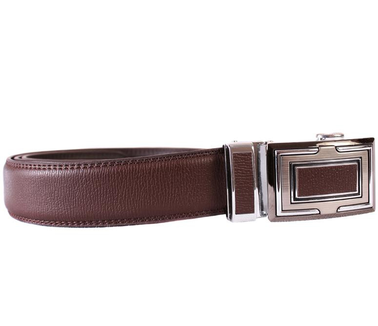 

Стильный мужской ремень на пряжке автомат эко кожа D-Belts S0095 черный (115-120 см х 3.5 см)