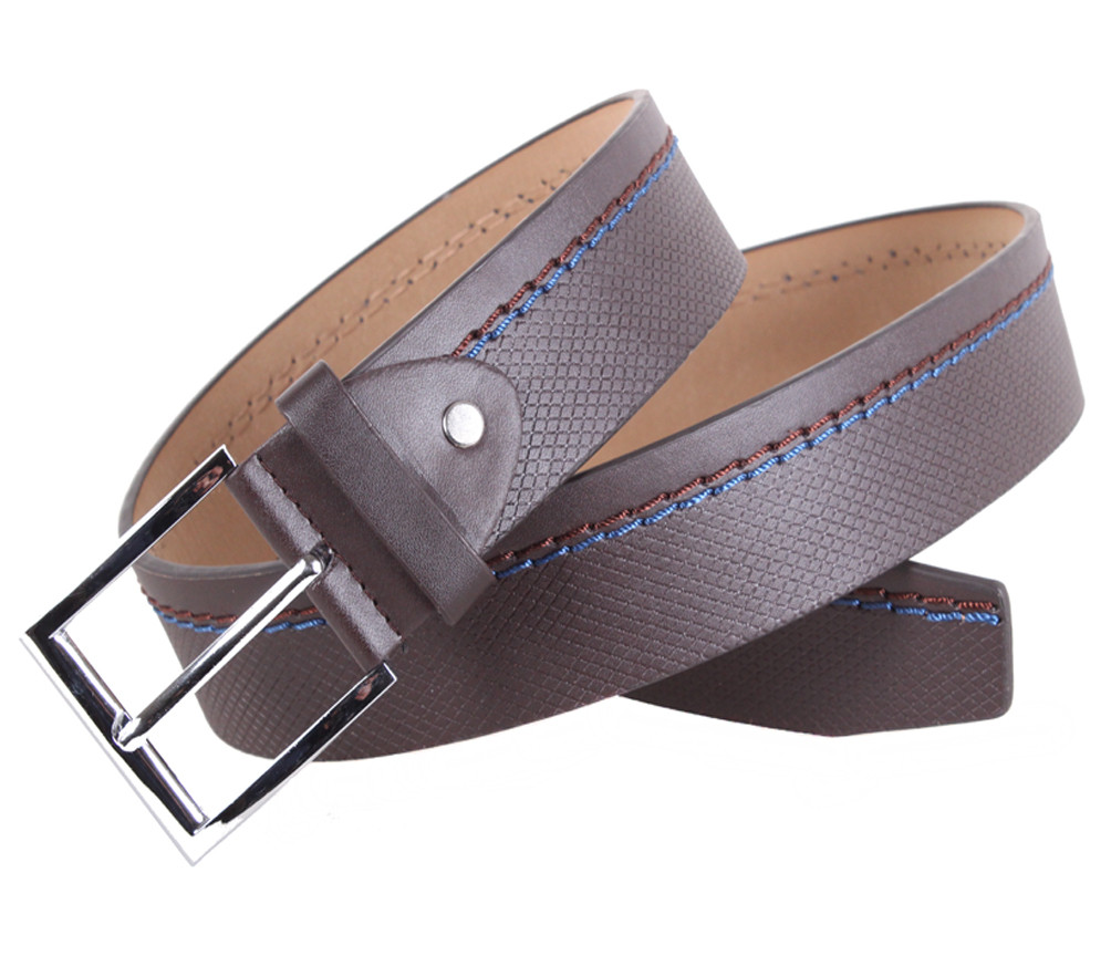 

Красивый коричневый ремень эко кожа D-Belts S0950 коричневый (115 см х 4.5 см)