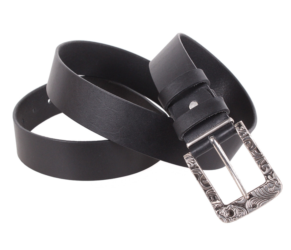 

Женский классический кожаный ремень D-Belts S1143 черный (115-130 см х 4 см)