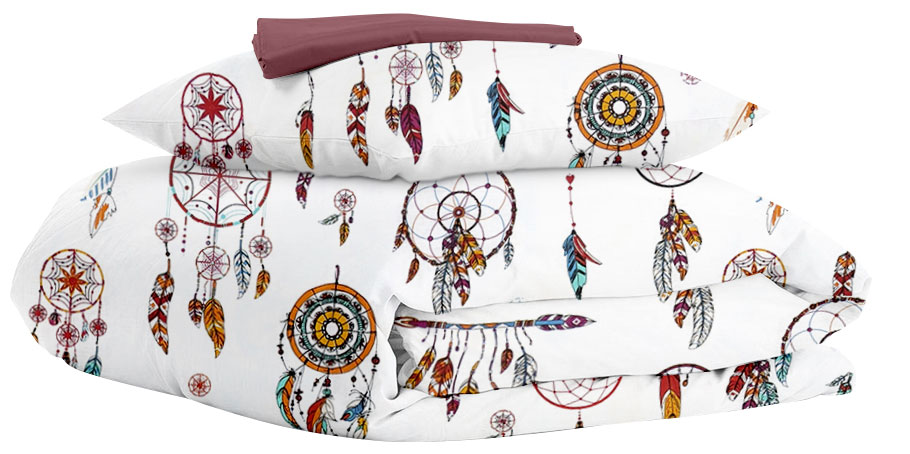 

Комплект постельного белья Cosas Dreamcatcher Red Cherry 155х215 см