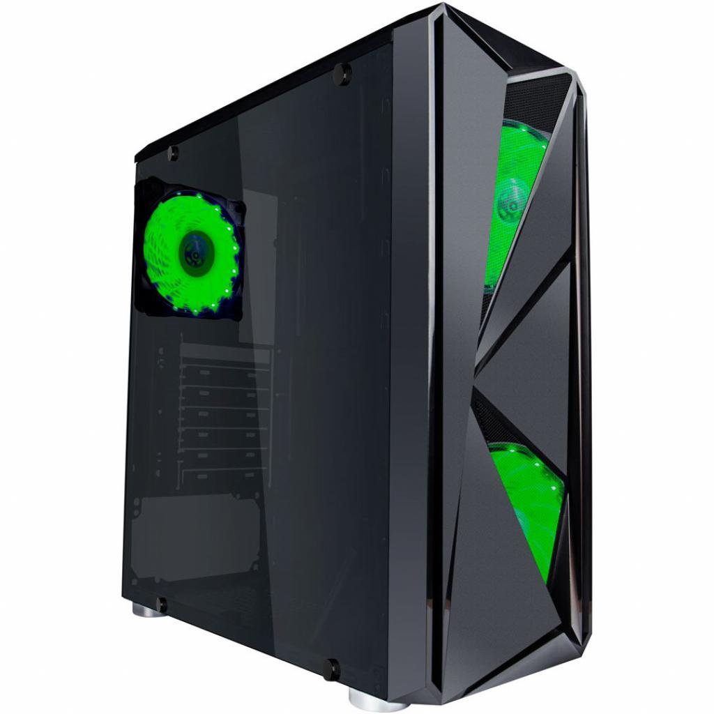 

Корпус 1stPlayer F4-3A1-15LED Green