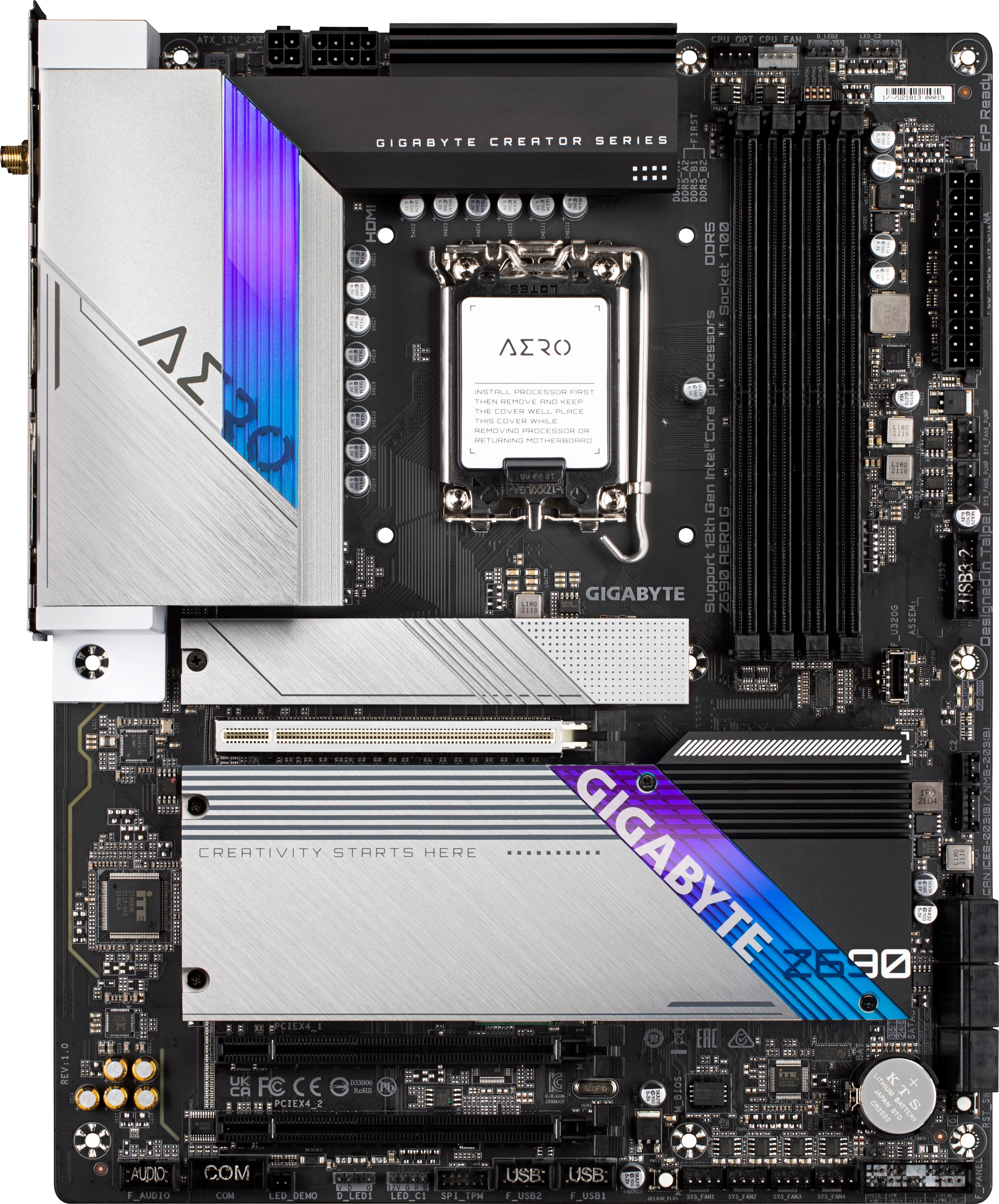 

Материнская плата Gigabyte Z690 Aero G (s1700, Intel Z690, PCI-Ex16)