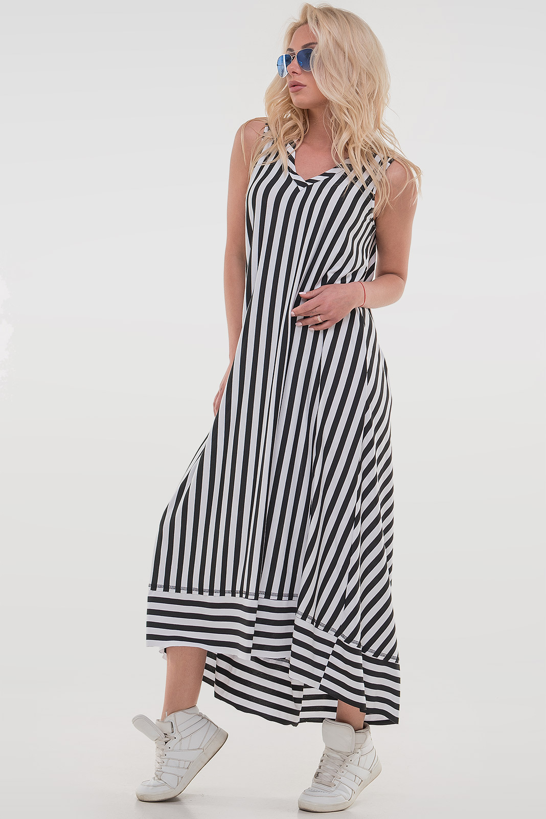 

Платье V&V 2835.17 Oversize полоска черная