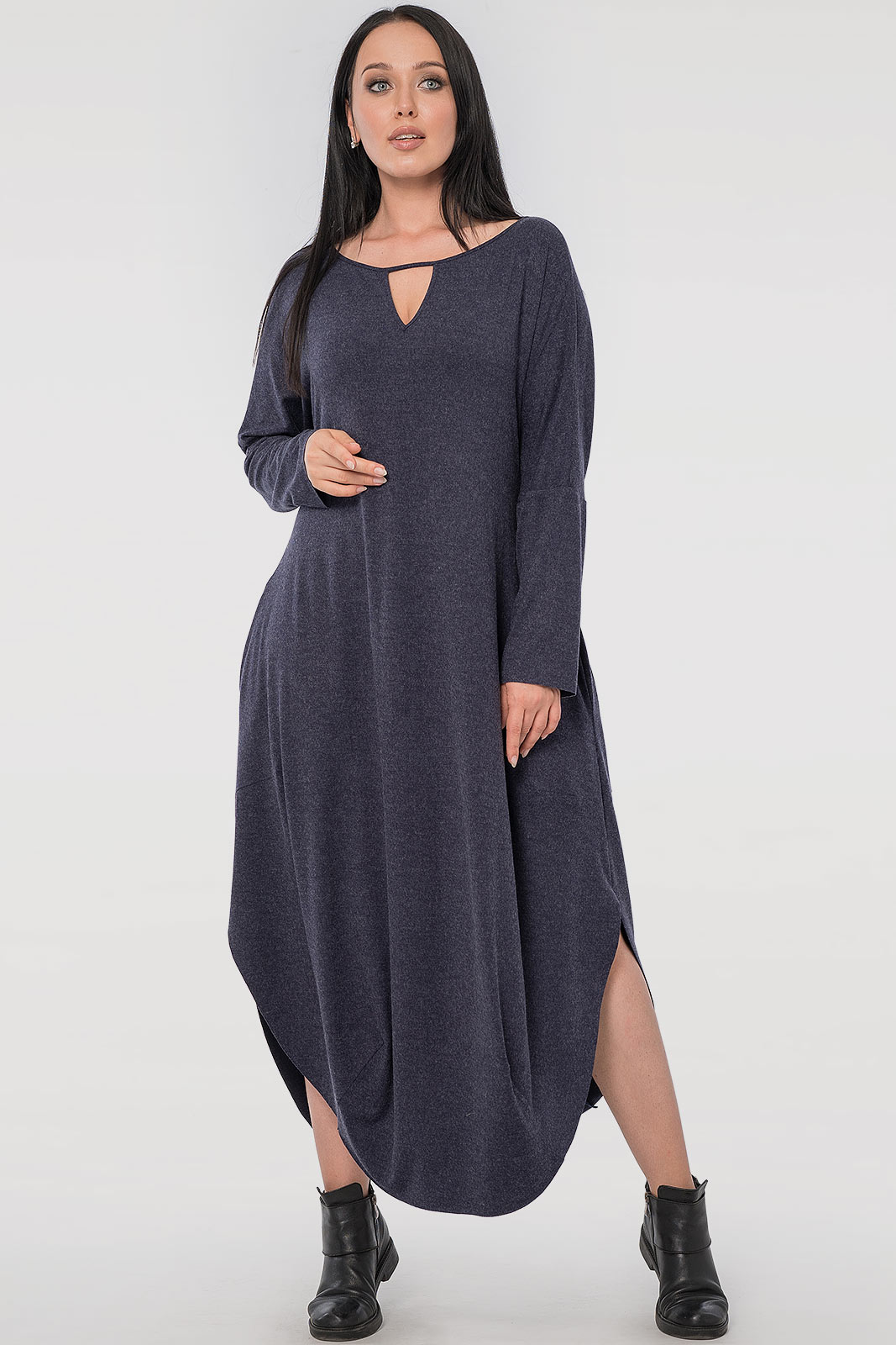 

Платье V&V 2424-2.17 Oversize синий