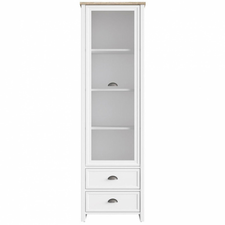 

Сервант Gerbor Гермес REG1W2S 58,5×196×40 сосна каньон/орех верона