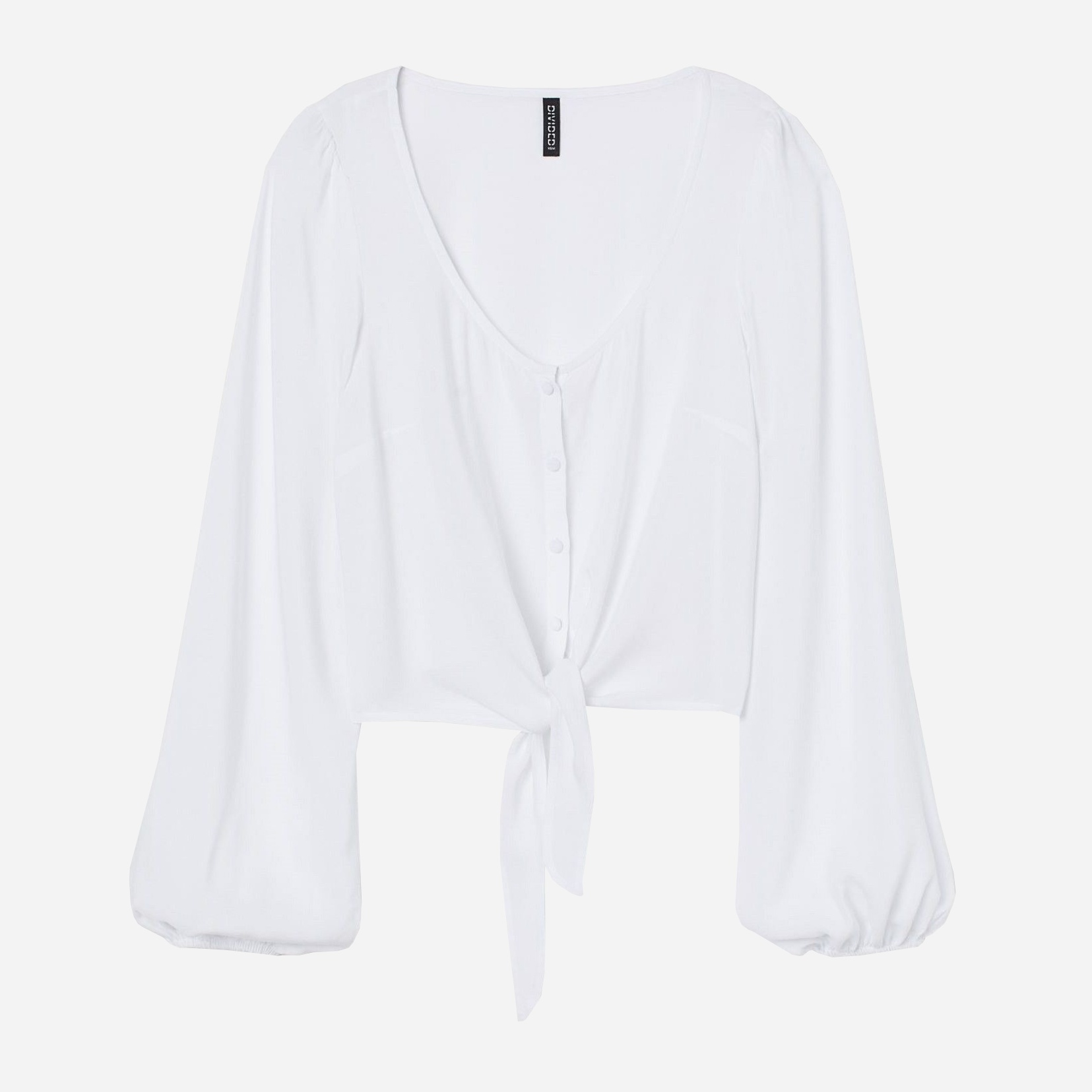 

Блузка H&M 0855531-1  Белая, Блузка H&M 0855531-1 40 Белая