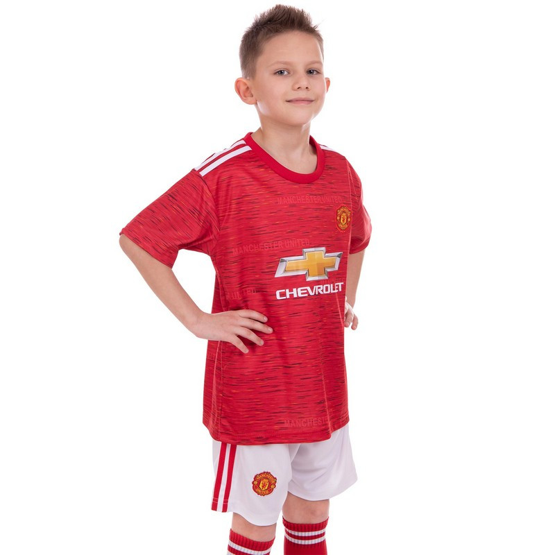 

Форма футбольная детская Манчестер Юнайтед MANCHESTER UNITED домашняя 2021 SP-Planeta Красная (CO-2495) 24