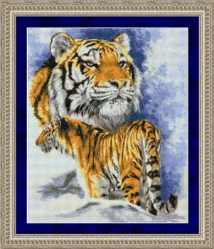 

Набор для вышивания Kustom Krafts 99967 Spirit of the Tiger-Siberian