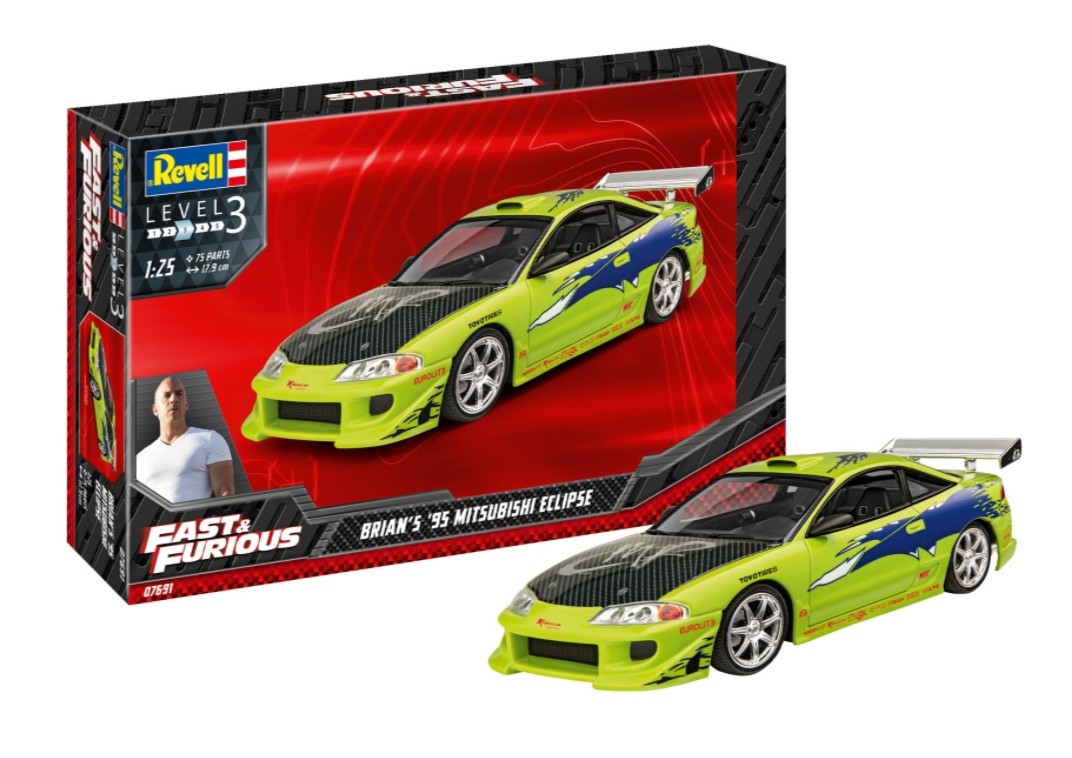 

Автомодель Revell Fast & Furious Brians 1995 Mitsubishi (07691)