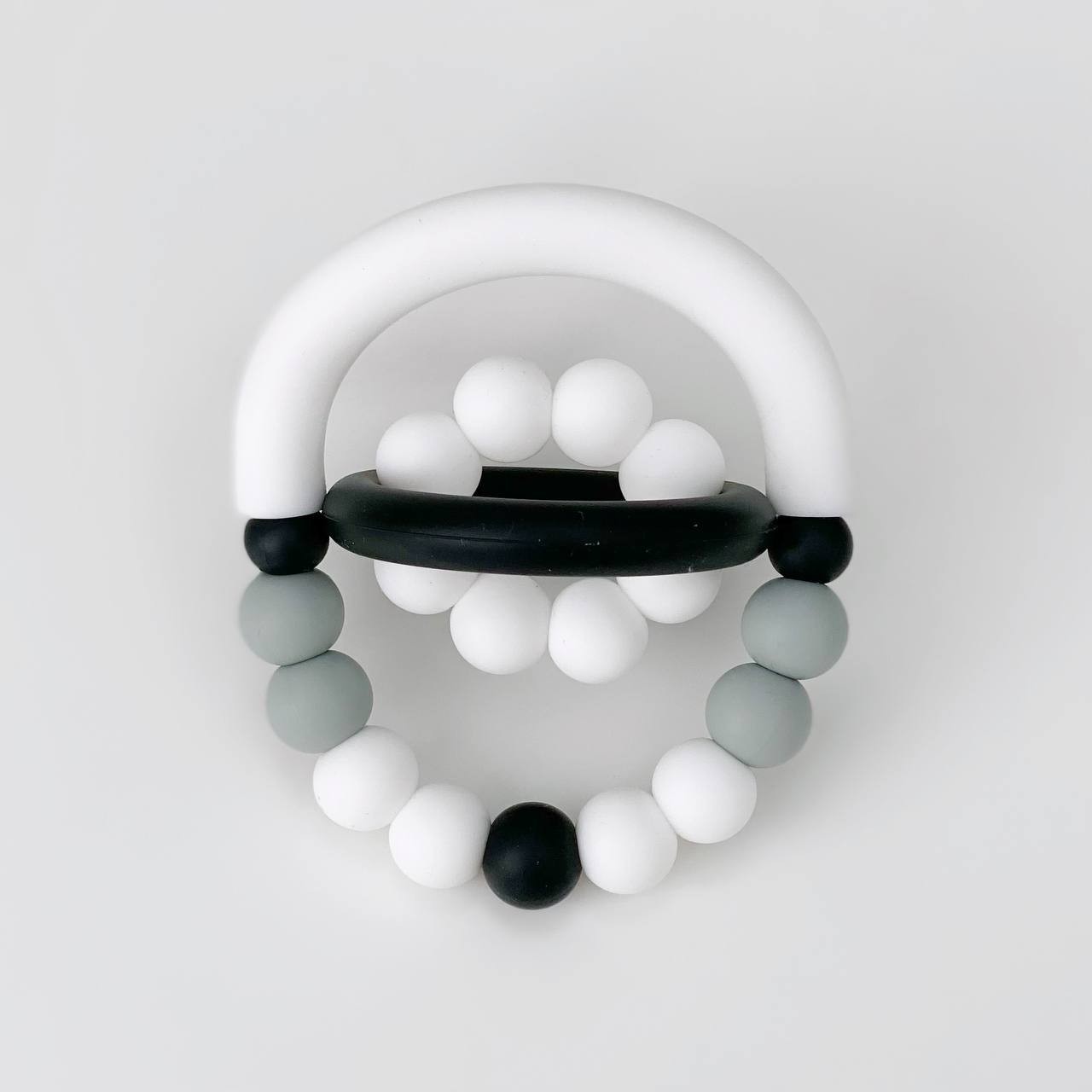 

Силиконовый мини-прорезыватель Баловень Orbita Monochrom