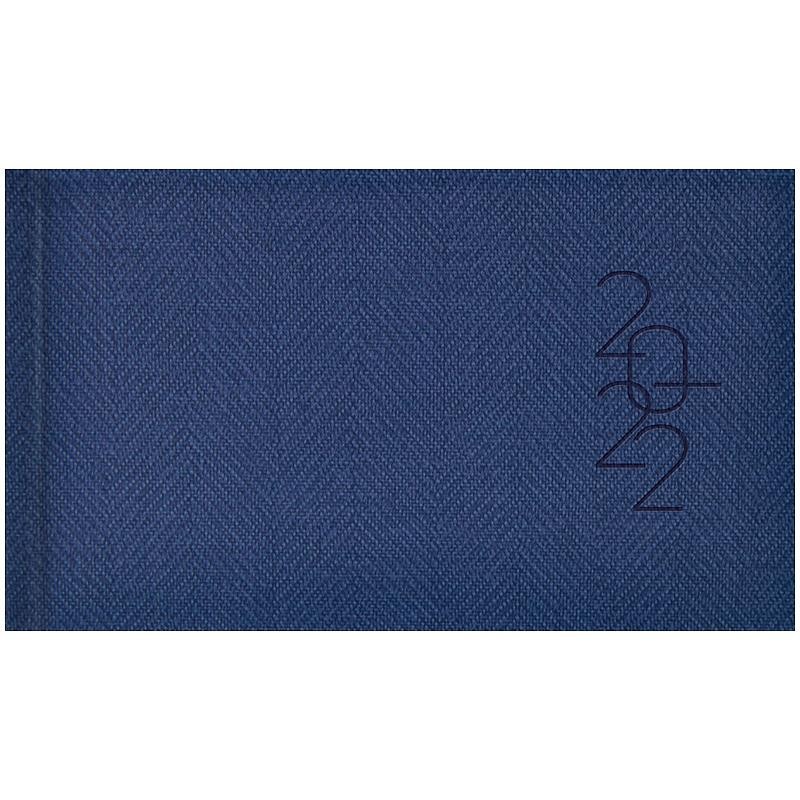 

Еженедельник карманный датированный BRUNNEN 2022 Tweed Синий