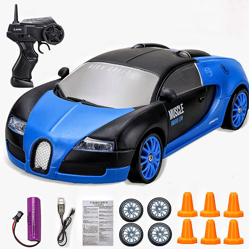

Игрушечная машинка для дрифта на радиоуправлении HB Toys Bugatti 4WD / Бугатти на радиоуправлении дрифт