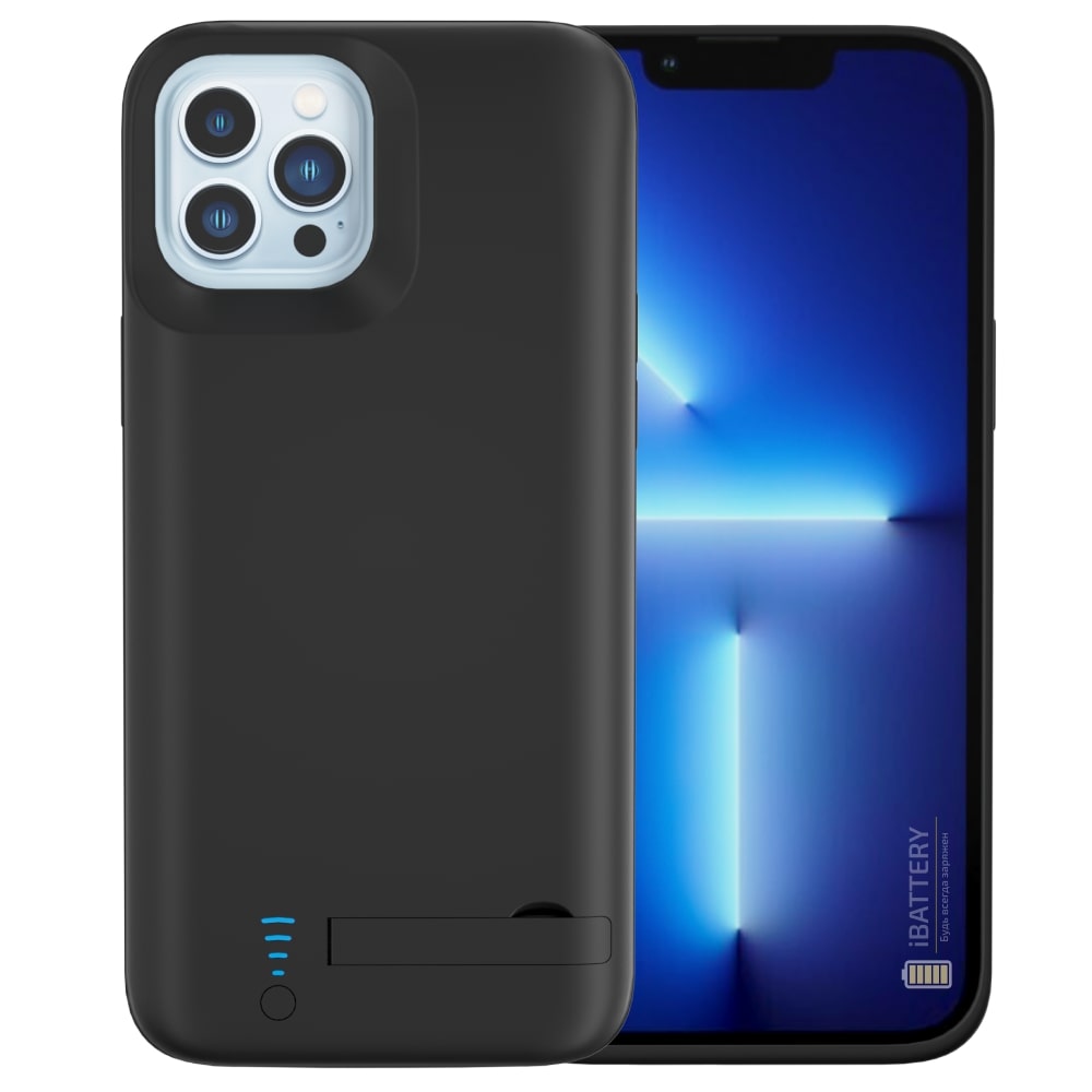 

Чехол повербанк iBattery для iPhone 13 Pro Max 6000 mAh black
