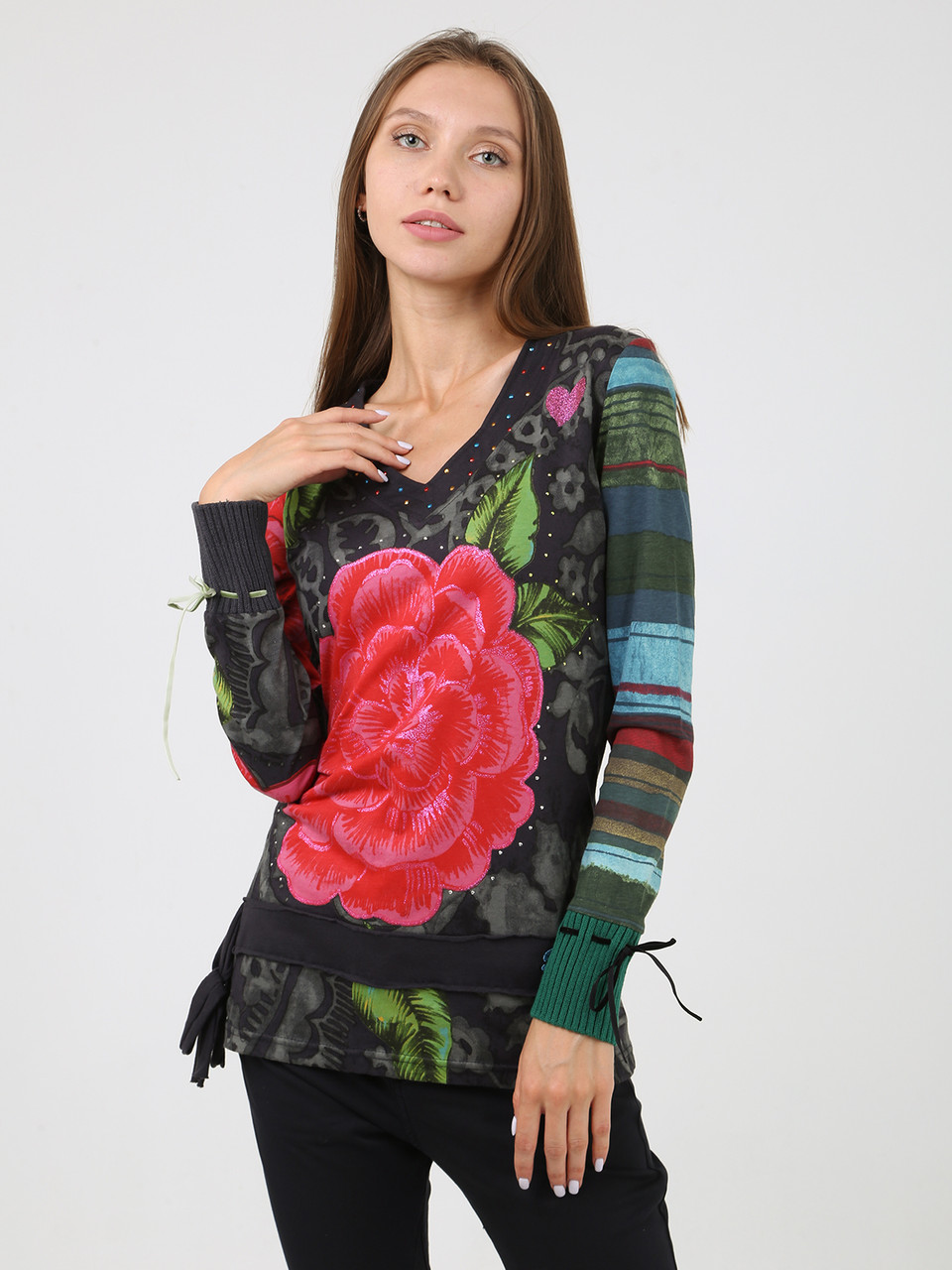 

Реглан Desigual Графитовый, Реглан Desigual Графитовый S