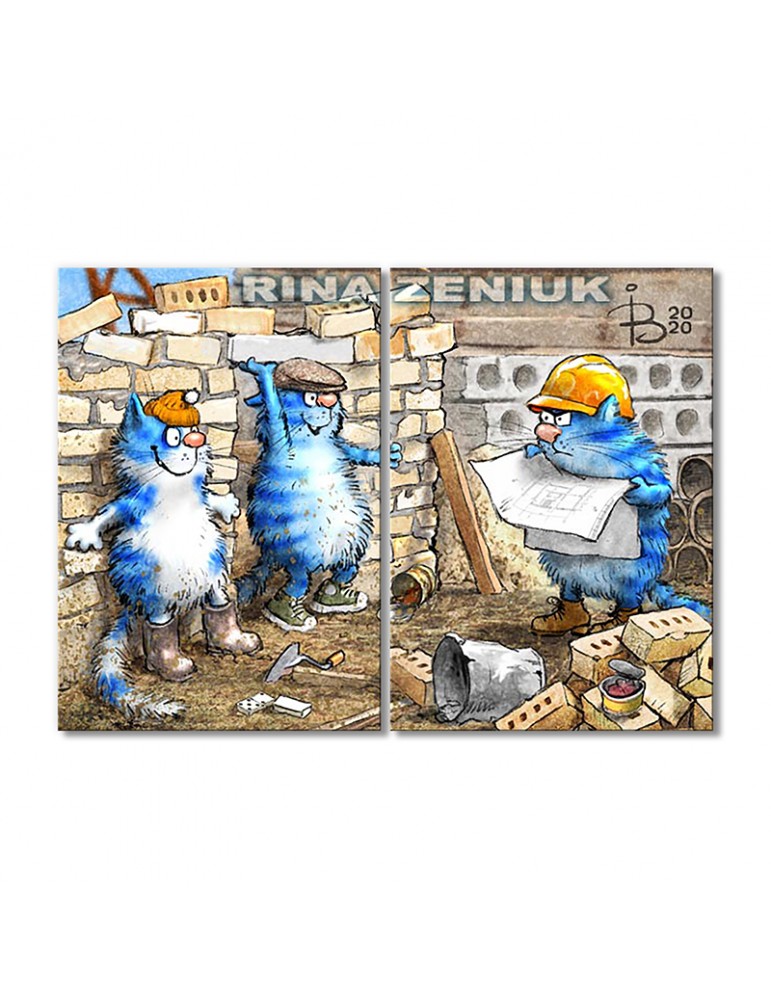 

Модульная картина Artel «Прораб» 2 модуля 80x120 см