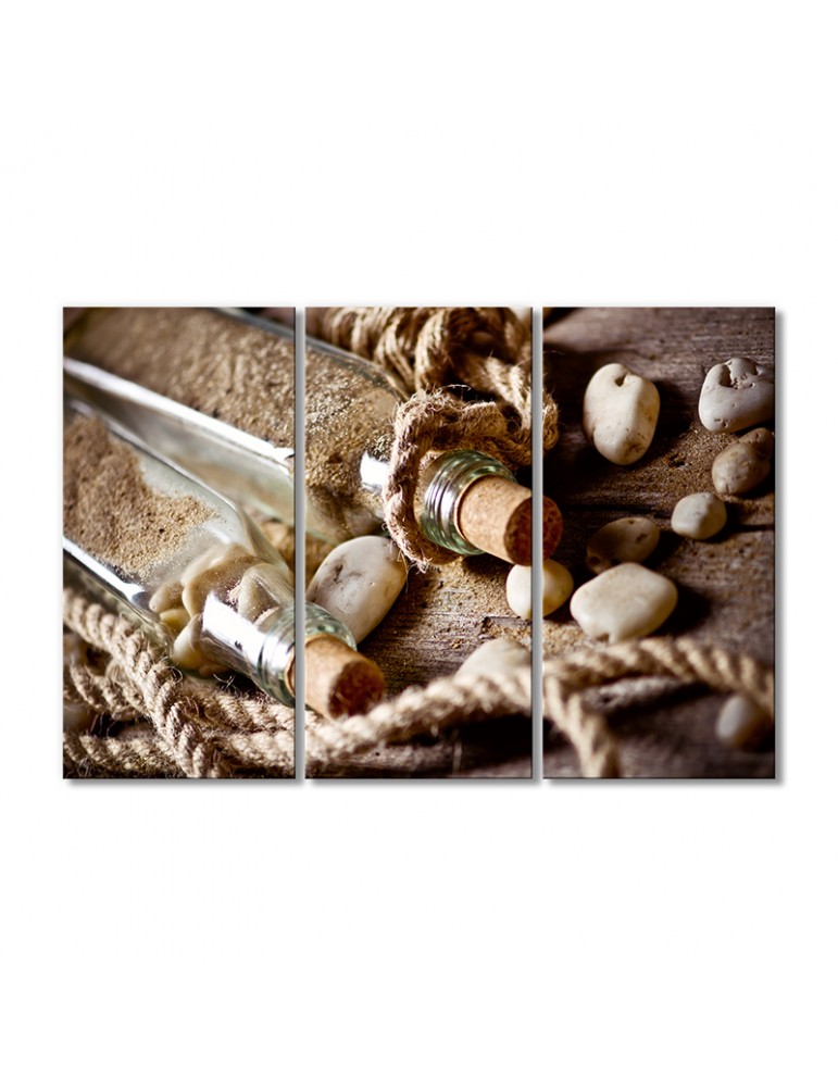 

Модульная картина Artel «Песок в бутылках и камешки» 3 модуля 80x120 см