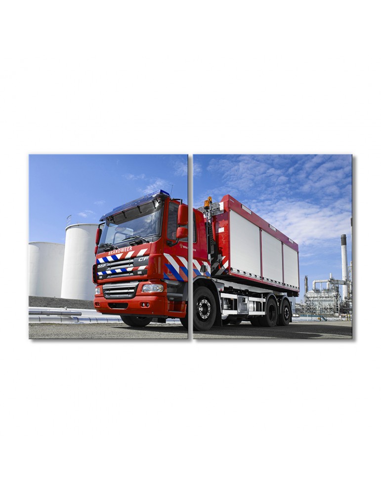 

Модульная картина Artel «Пожарная машина DAF CF75 6x2 2001» 2 модуля 80x120 см